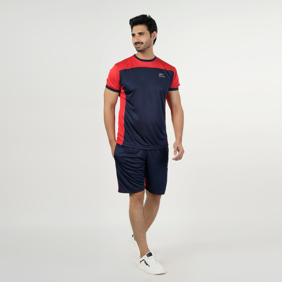 Men's Gym Wear T-Shirt With Short Track Suits - Navy Blue, Men's Track Suits, Chase Value, Chase Value
