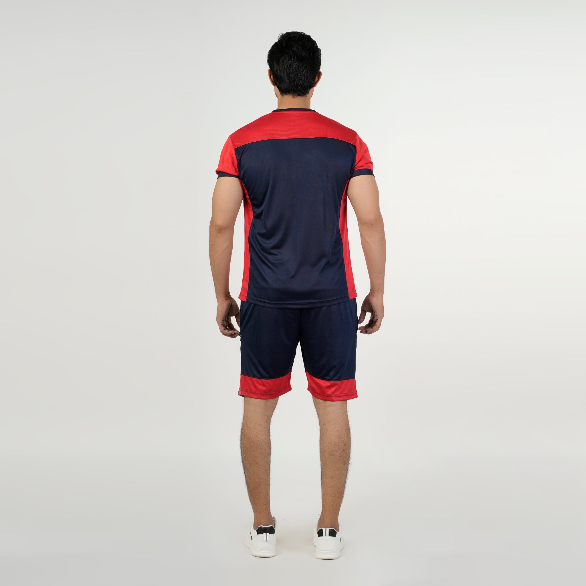 Men's Gym Wear T-Shirt With Short Track Suits - Navy Blue, Men's Track Suits, Chase Value, Chase Value
