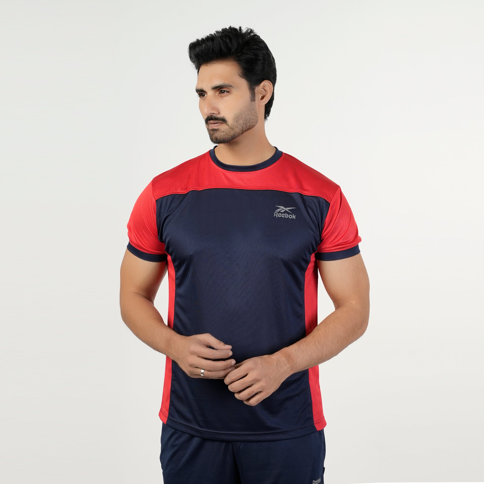 Men's Gym Wear T-Shirt With Short Track Suits - Navy Blue, Men's Track Suits, Chase Value, Chase Value