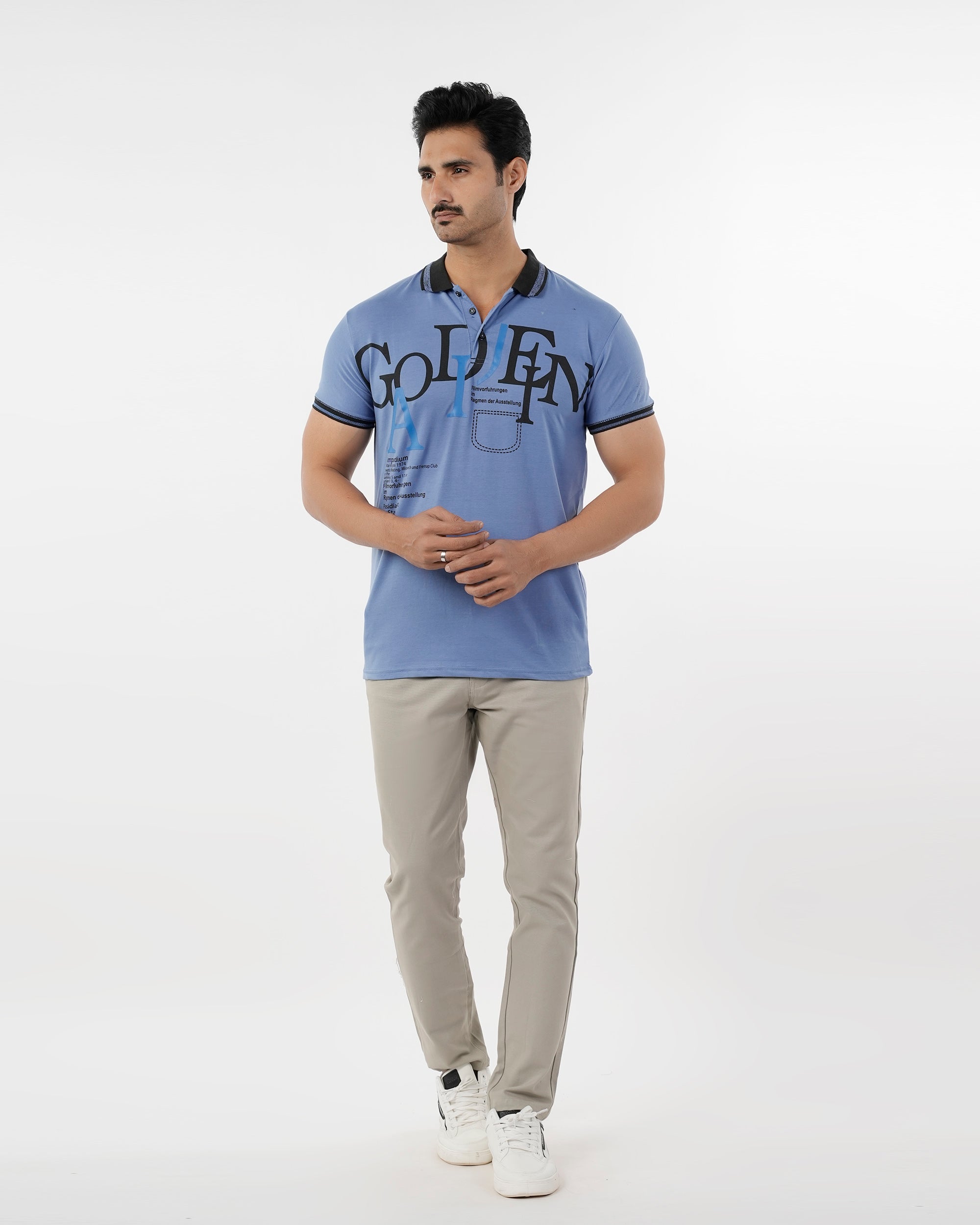 Men's Half Sleeves Polo T-Shirt, Men's T-Shirts & Polos, Chase Value, Chase Value