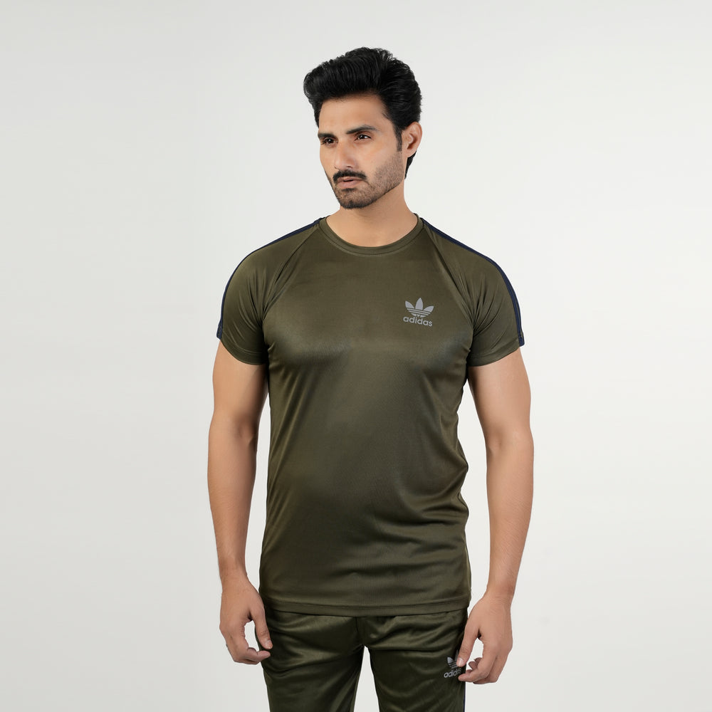 Men's Fancy Track Suit - Olive-Green, Men's Track Suits, Chase Value, Chase Value