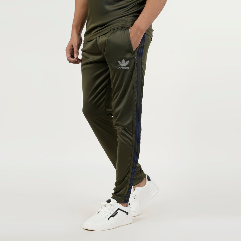 Men's Fancy Track Suit - Olive-Green, Men's Track Suits, Chase Value, Chase Value