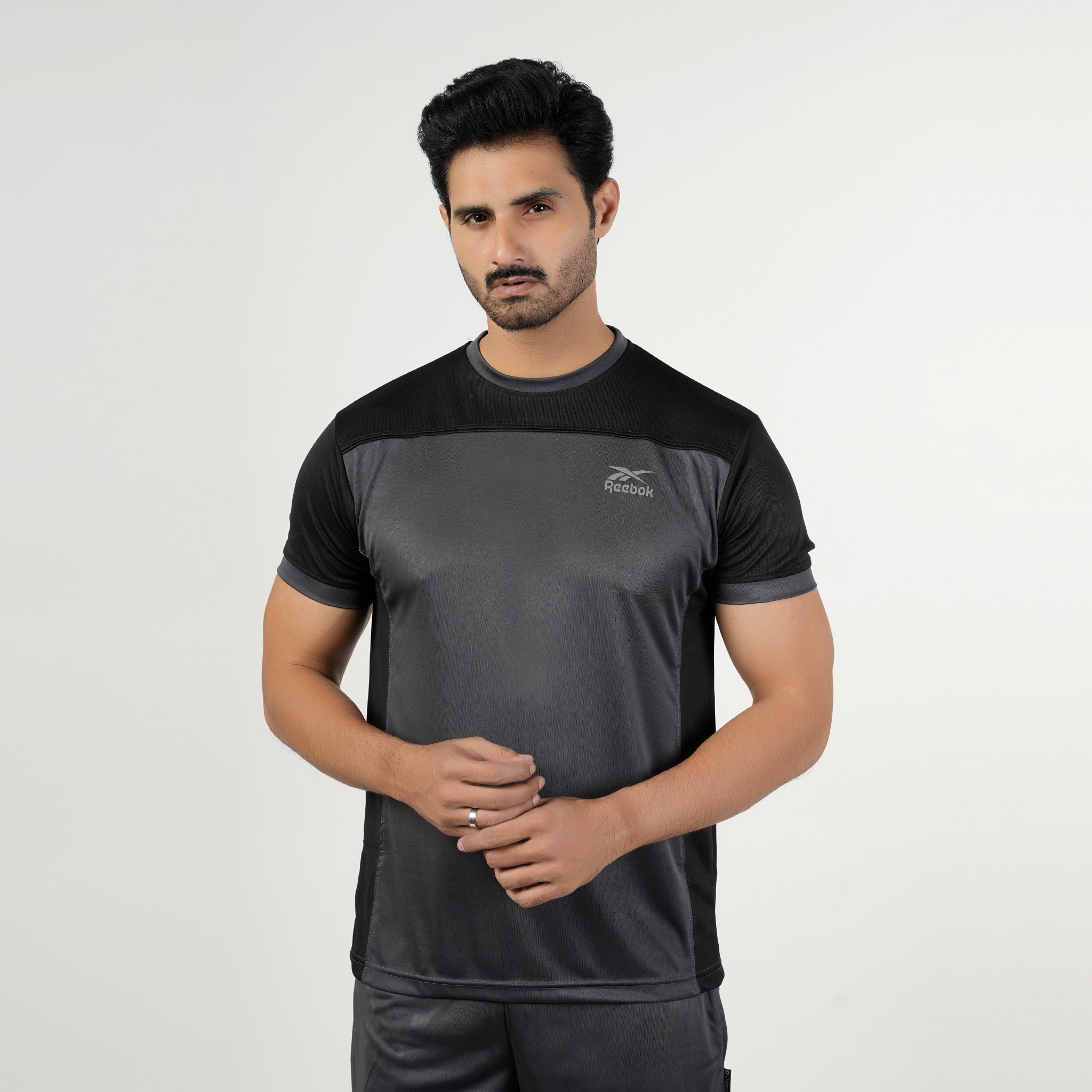 Men's Gym Wear T-Shirt With Short Track Suits - Dark Grey, Men's Track Suits, Chase Value, Chase Value
