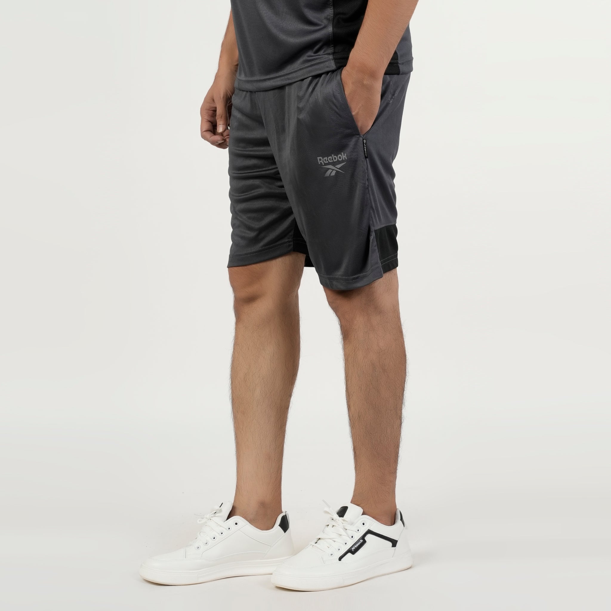 Men's Gym Wear T-Shirt With Short Track Suits - Dark Grey, Men's Track Suits, Chase Value, Chase Value