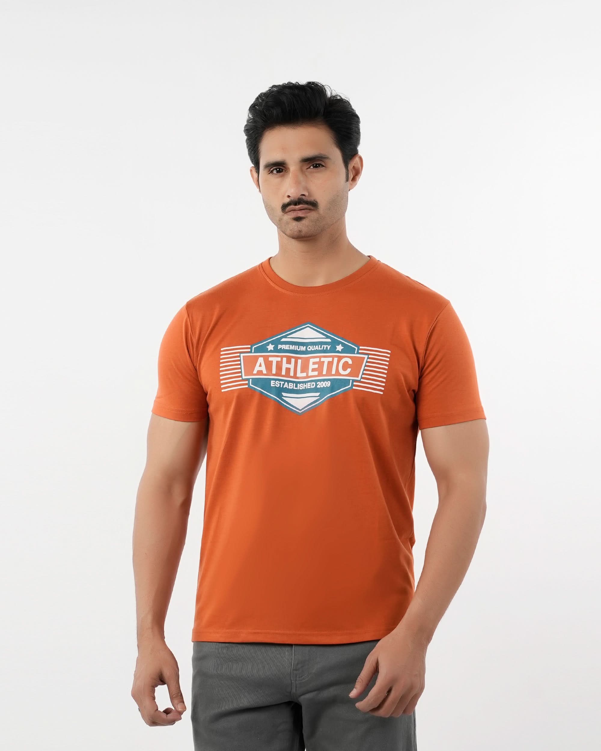 Men's Half Sleeves Round Neck Printed T-Shirt, Men's T-Shirts & Polos, Chase Value, Chase Value