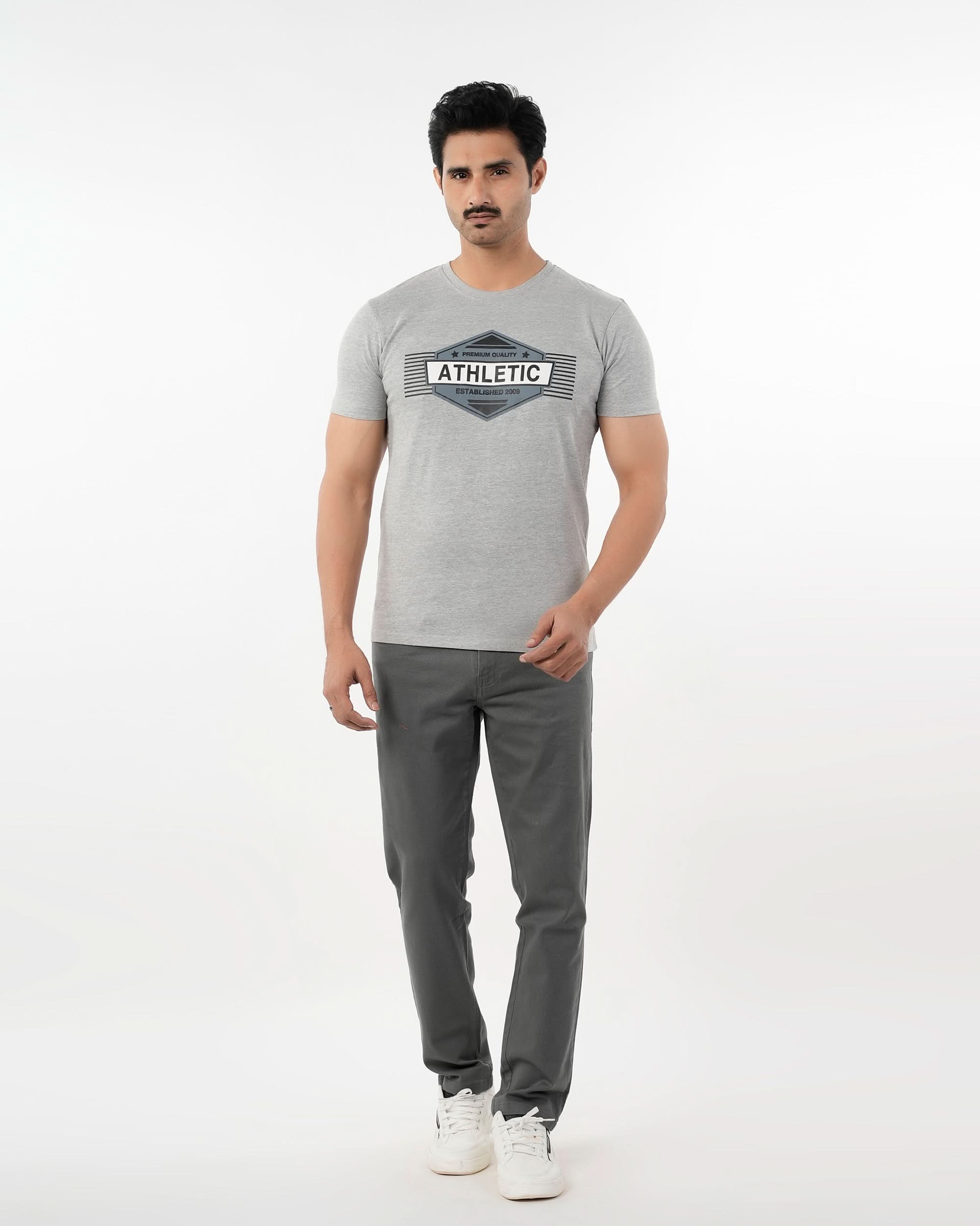 Men's Half Sleeves Round Neck Printed T-Shirt, Men's T-Shirts & Polos, Chase Value, Chase Value