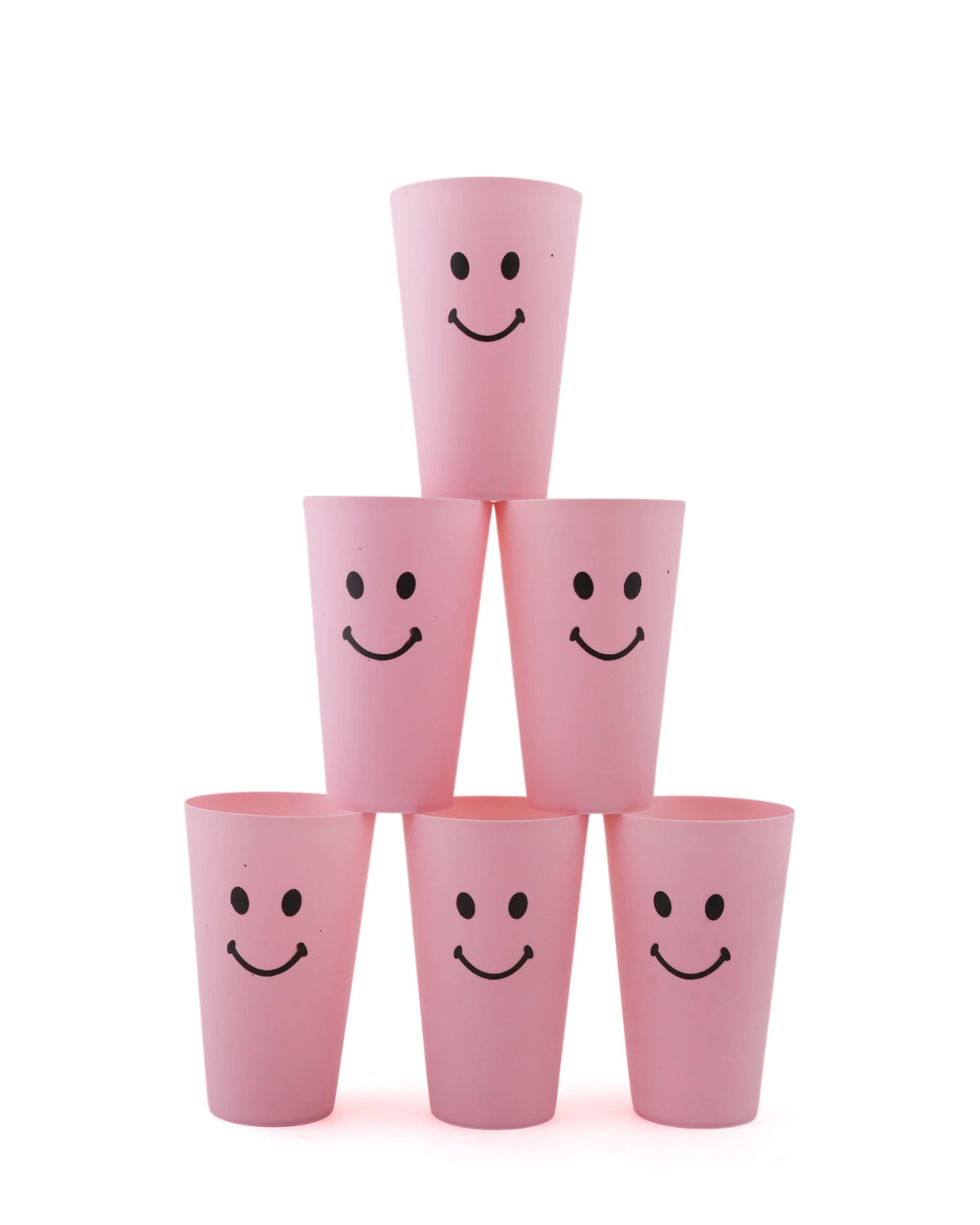 Plastic Emoji Glass 6Pcs, Glassware & Drinkware, Chase Value, Chase Value