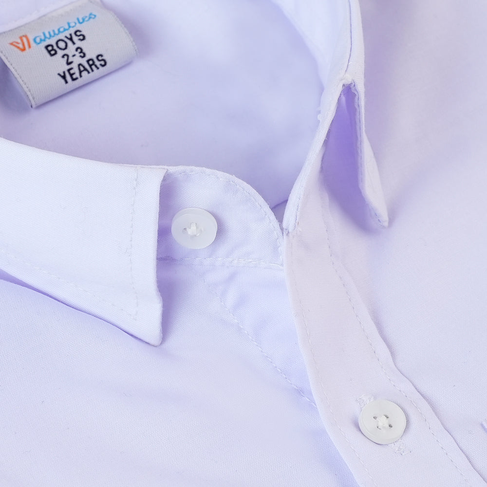 Boy’s Half Sleeves Shirt - White, Boys Shirts, Chase Value, Chase Value