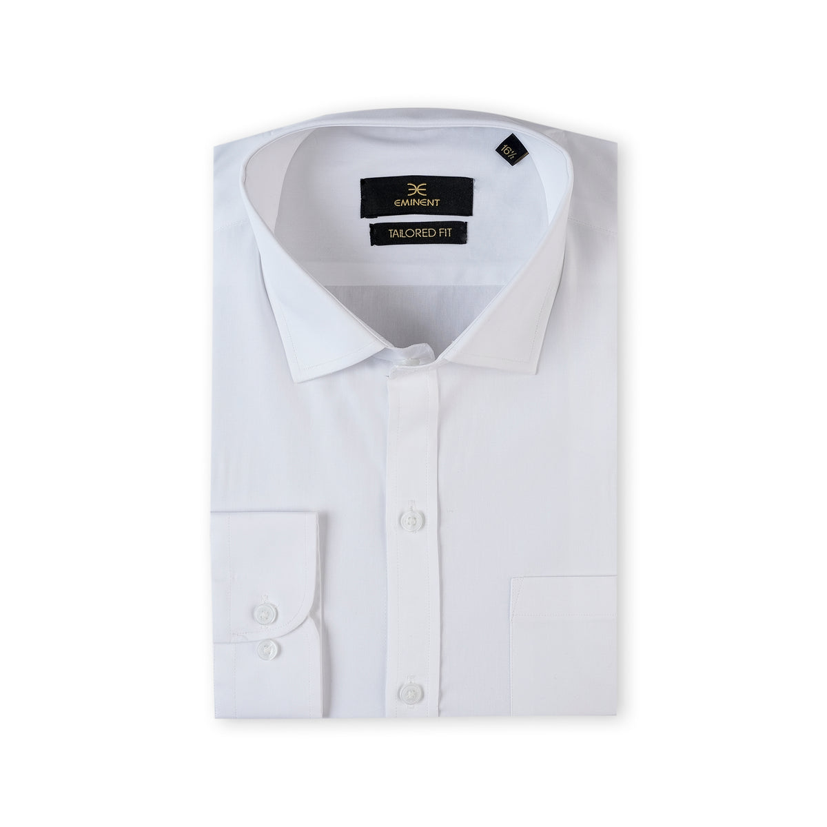 Eminent Men's Formal Plain Shirt - White, Men's Shirts, Eminent, Chase Value