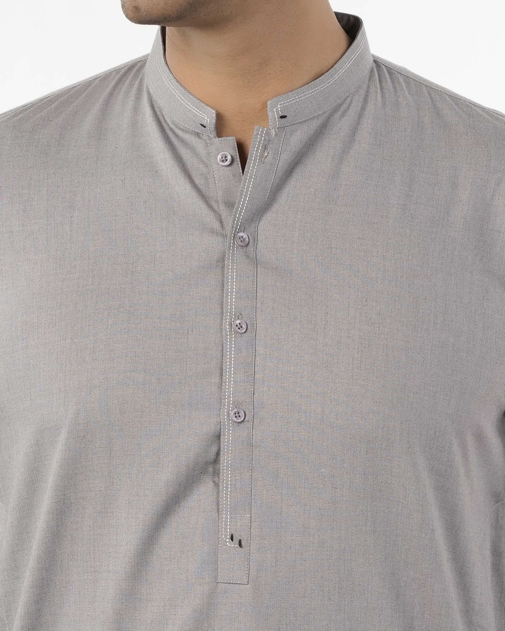 Eminent Men's Trim Fit Shalwar Suit - Steel Grey, Men's Shalwar Kameez, Eminent, Chase Value