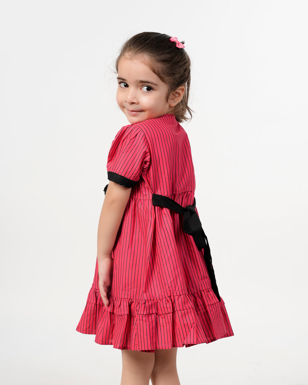 Eminent Girls Frock Stripe - Red, Girls Frocks, Eminent, Chase Value