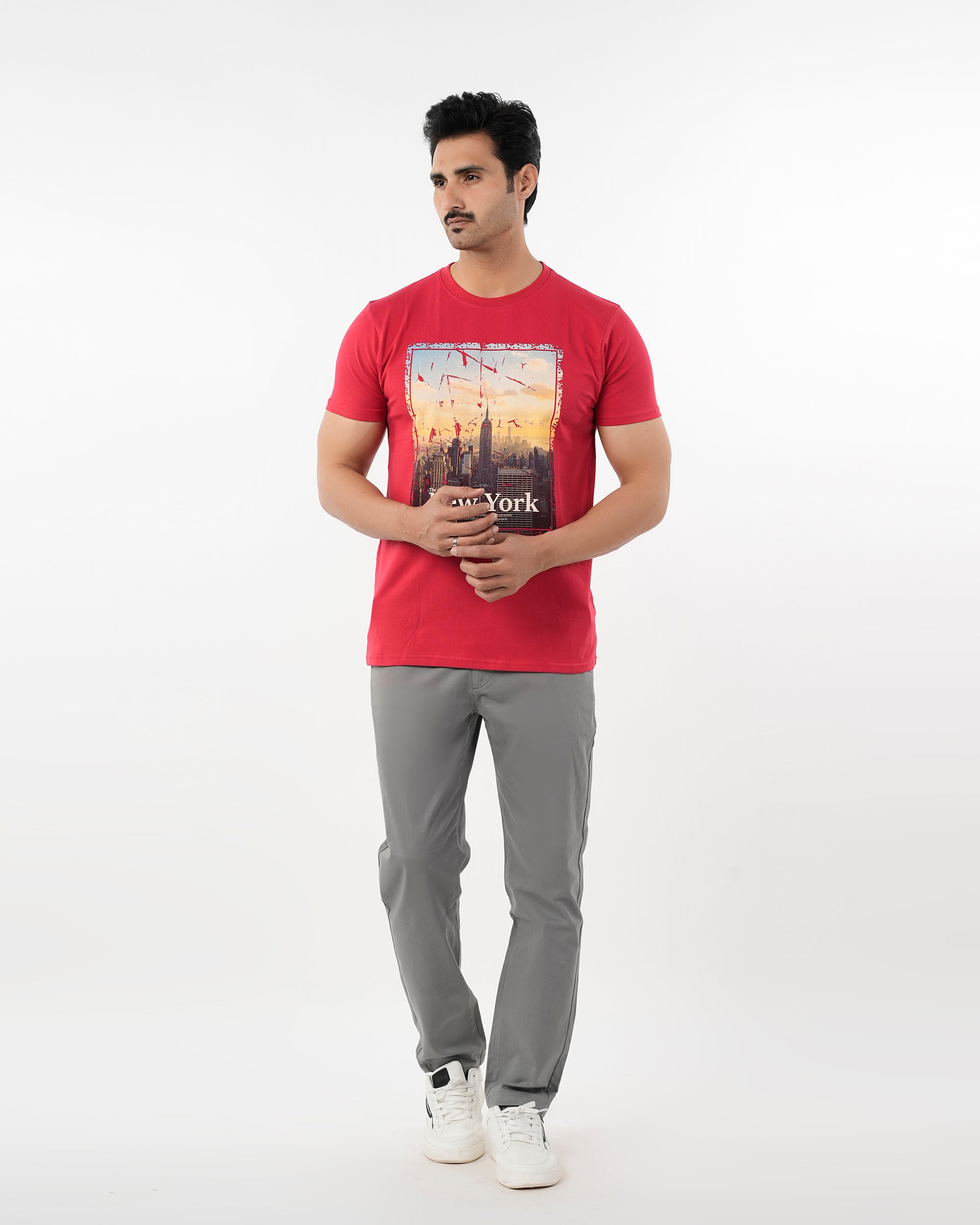 Men's Half Sleeves T-Shirt, Men's T-Shirts & Polos, Chase Value, Chase Value