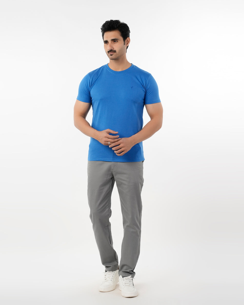 Men's Half Sleeves T-Shirt - Royal Blue, Men's T-Shirts & Polos, Chase Value, Chase Value