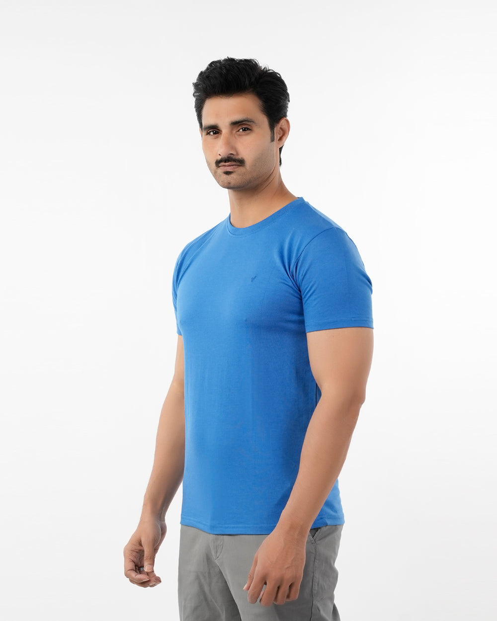 Men's Half Sleeves T-Shirt - Royal Blue, Men's T-Shirts & Polos, Chase Value, Chase Value