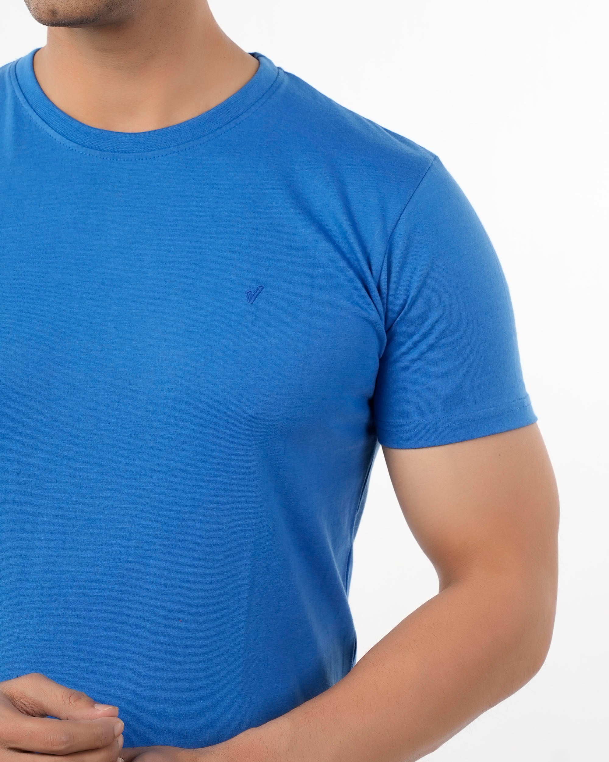 Men's Half Sleeves T-Shirt - Royal Blue, Men's T-Shirts & Polos, Chase Value, Chase Value