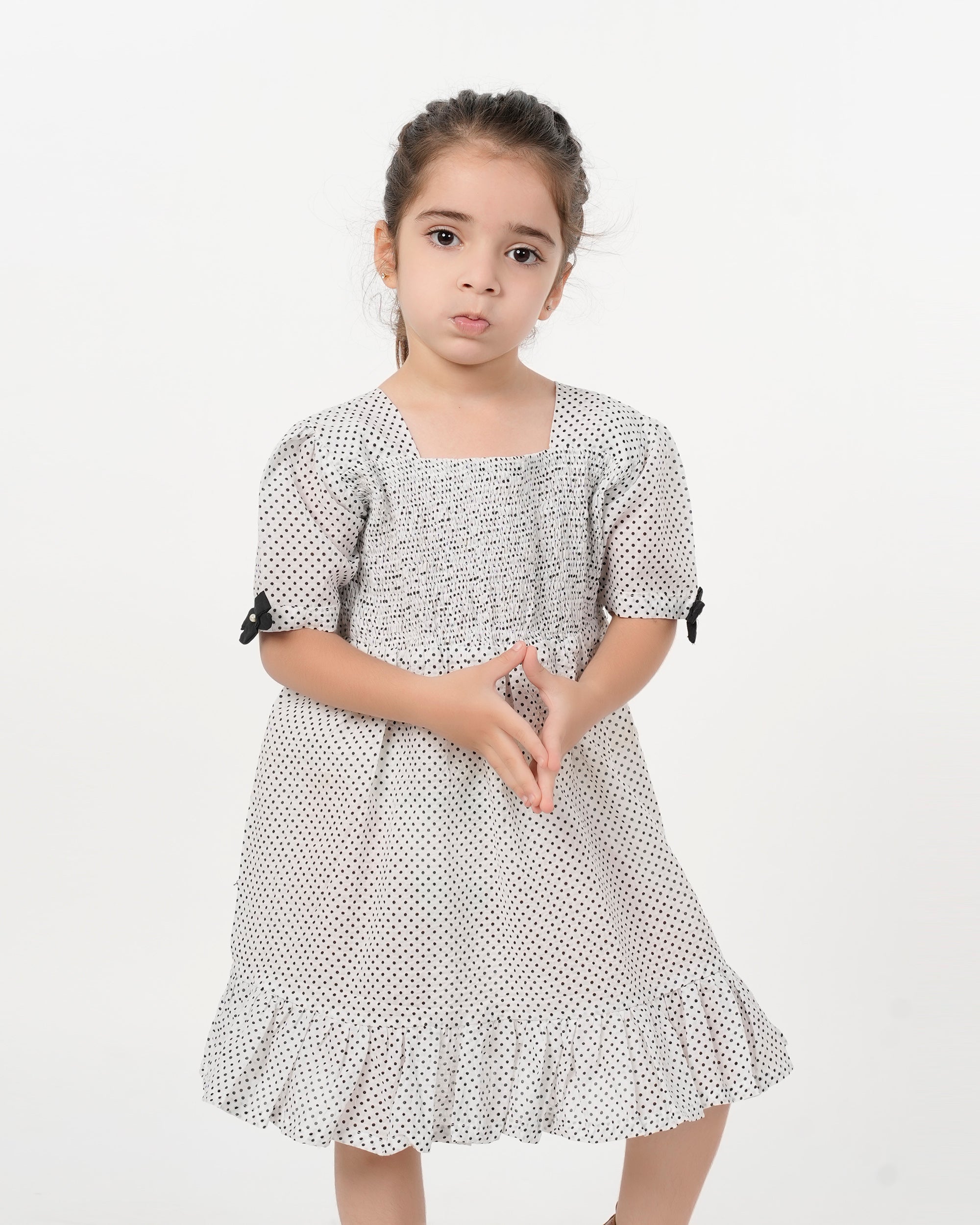 Eminent Girls Frock - White, Girls Frocks, Eminent, Chase Value