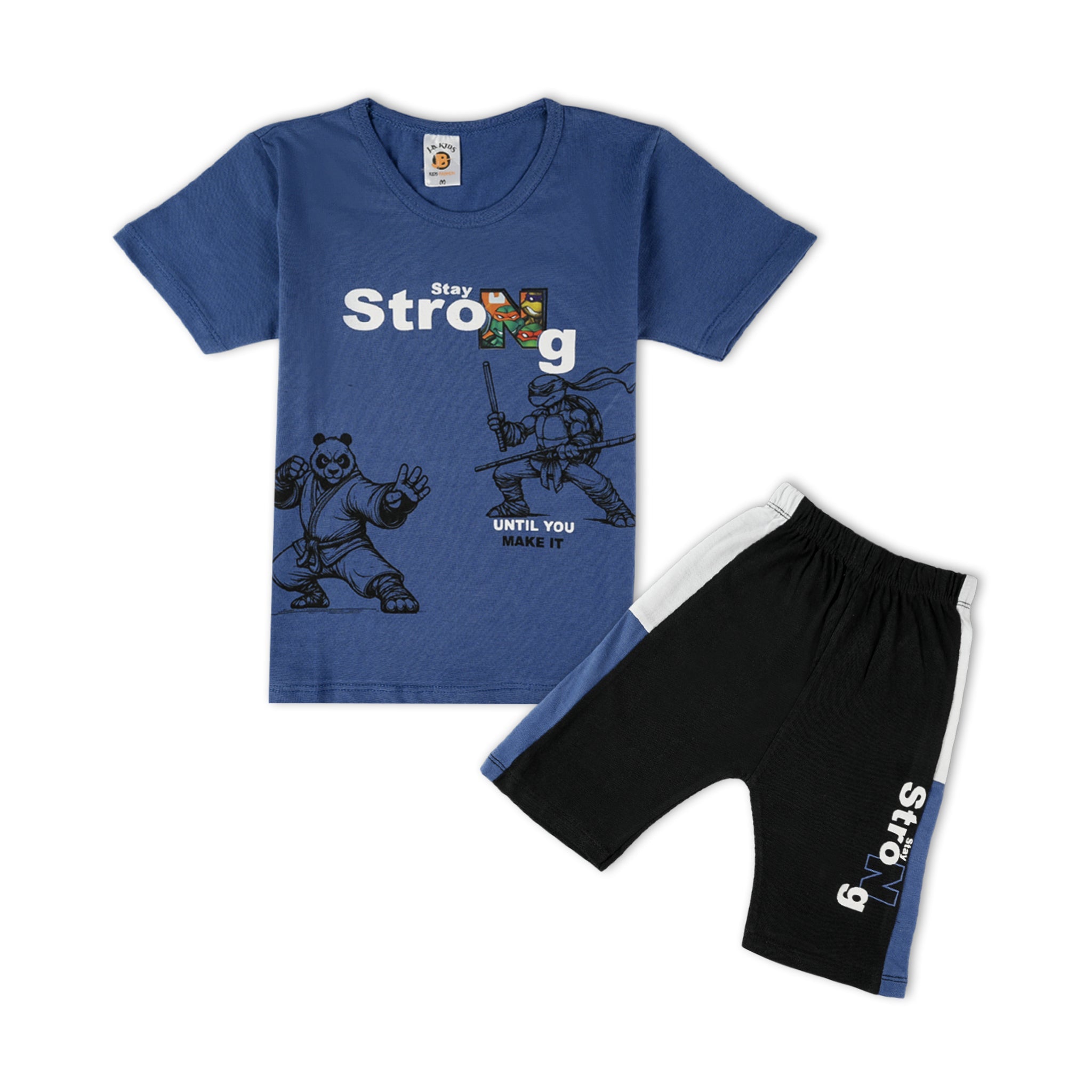 Value Boy’s Shirt & Shorts Set – Casual Summer Outfit - Blue, Boys Sets & Suits, Chase Value, Chase Value