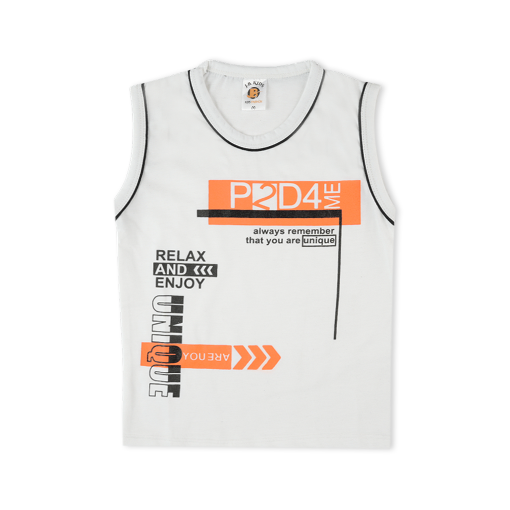 Valuable Boys Sando Suit - White, Boys Sets & Suits, Chase Value, Chase Value