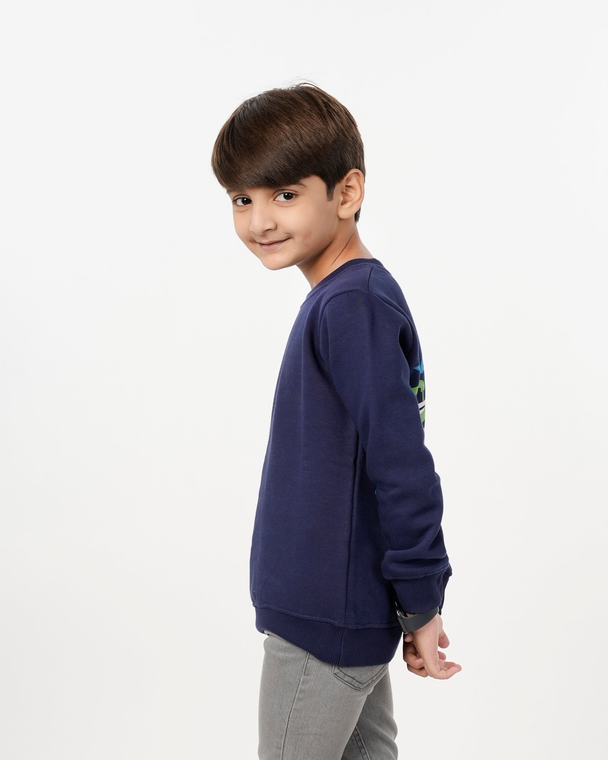 Eminent Boys Sweat Shirt - Navy Blue, Boys Hoodies & Sweat Shirts, Eminent, Chase Value