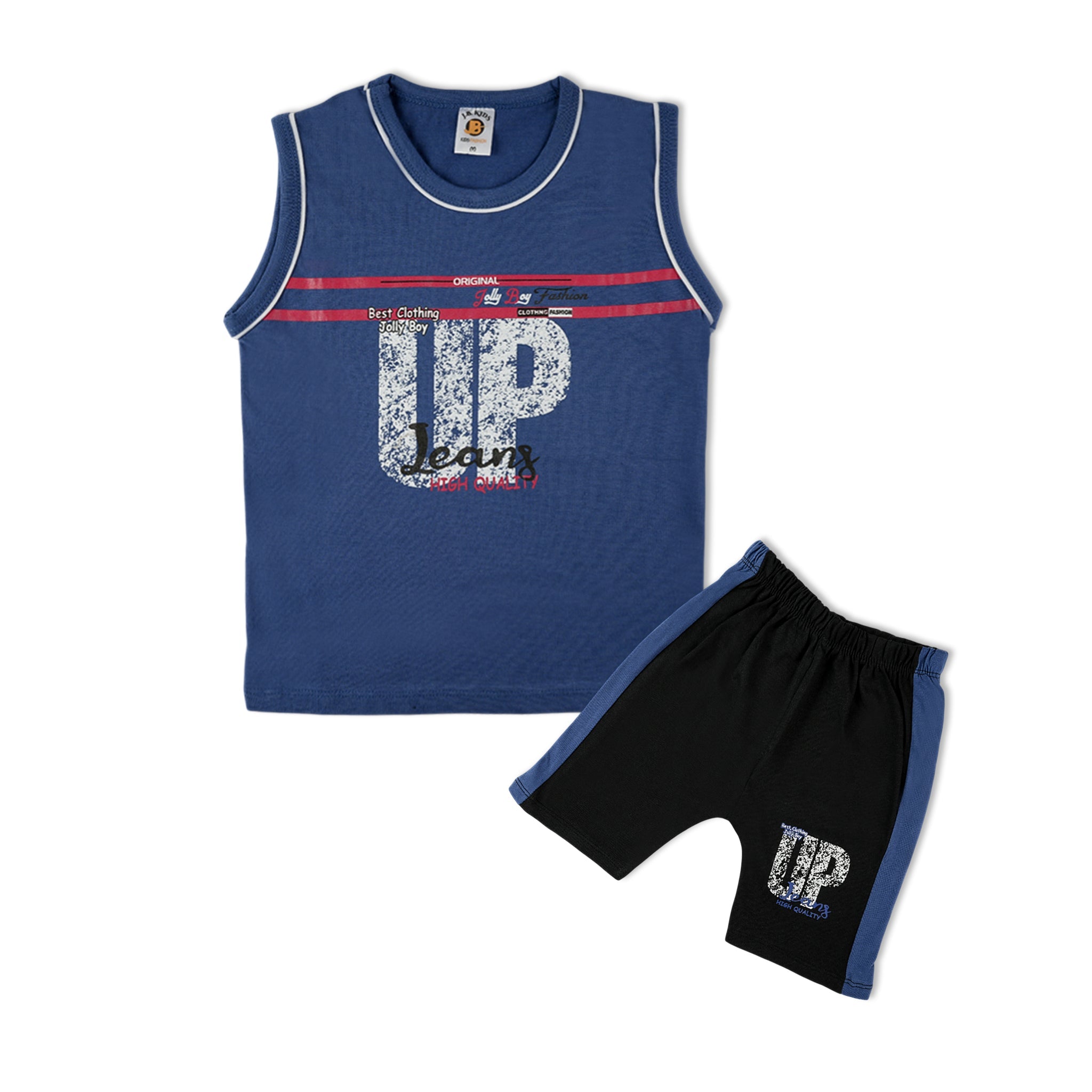 Valuable Boys Sando Suit - Blue, Boys Sets & Suits, Chase Value, Chase Value