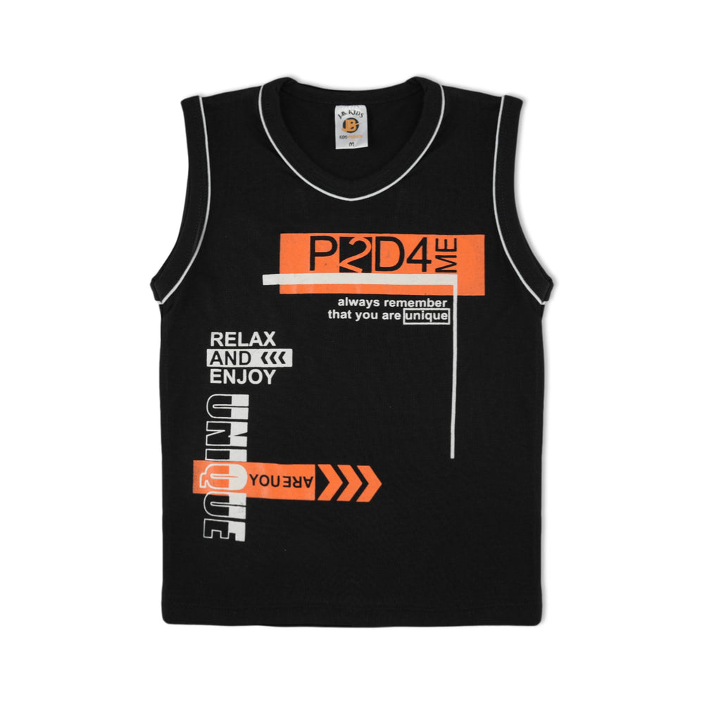 Valuable Boys Sando Suit - Black, Boys Sets & Suits, Chase Value, Chase Value