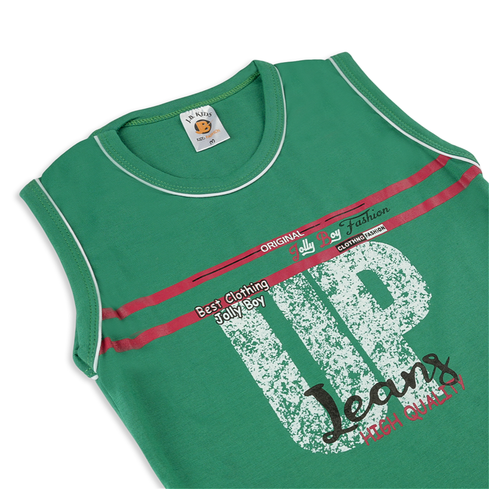 Valuable Boys Sando Suit - Dark Green, Boys Sets & Suits, Chase Value, Chase Value