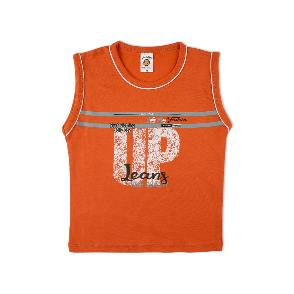 Valuable Boys Sando Suit - Orange, Boys Sets & Suits, Chase Value, Chase Value