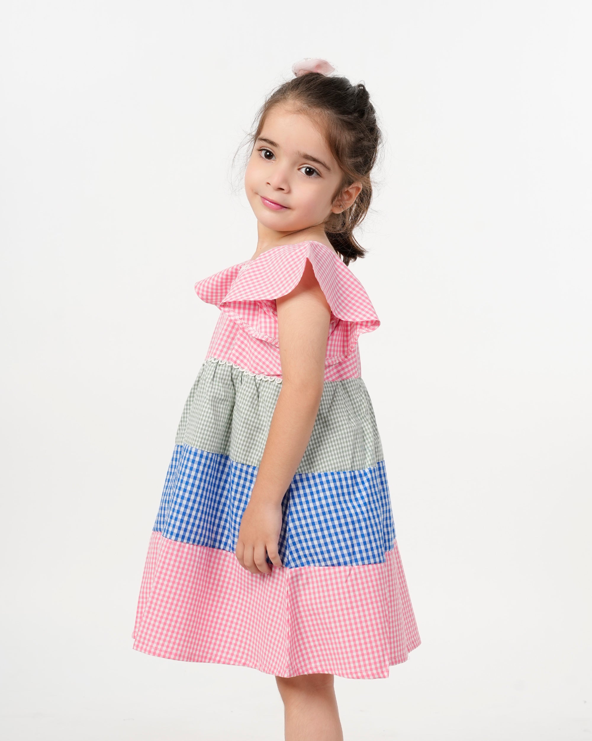Eminent Girls Woven Frock - Multi Color, Girls Frocks, Eminent, Chase Value