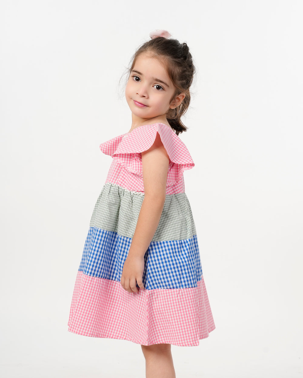 Eminent Girls Woven Frock - Multi Color, Girls Frocks, Eminent, Chase Value