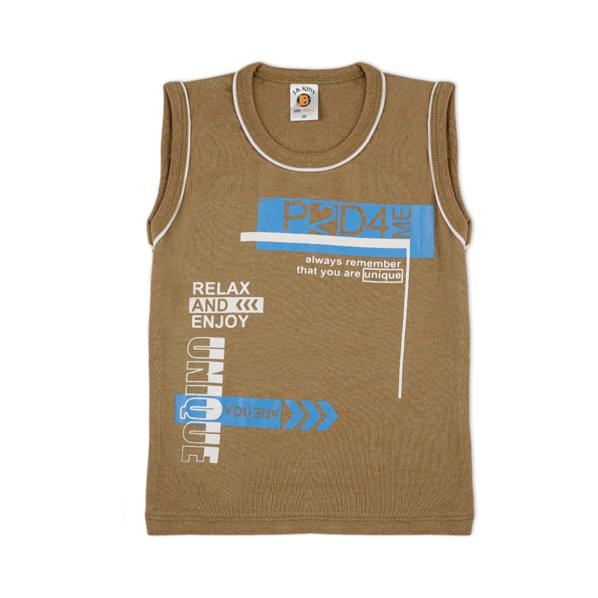 Valuable Boys Sando Suit - Brown, Boys Sets & Suits, Chase Value, Chase Value