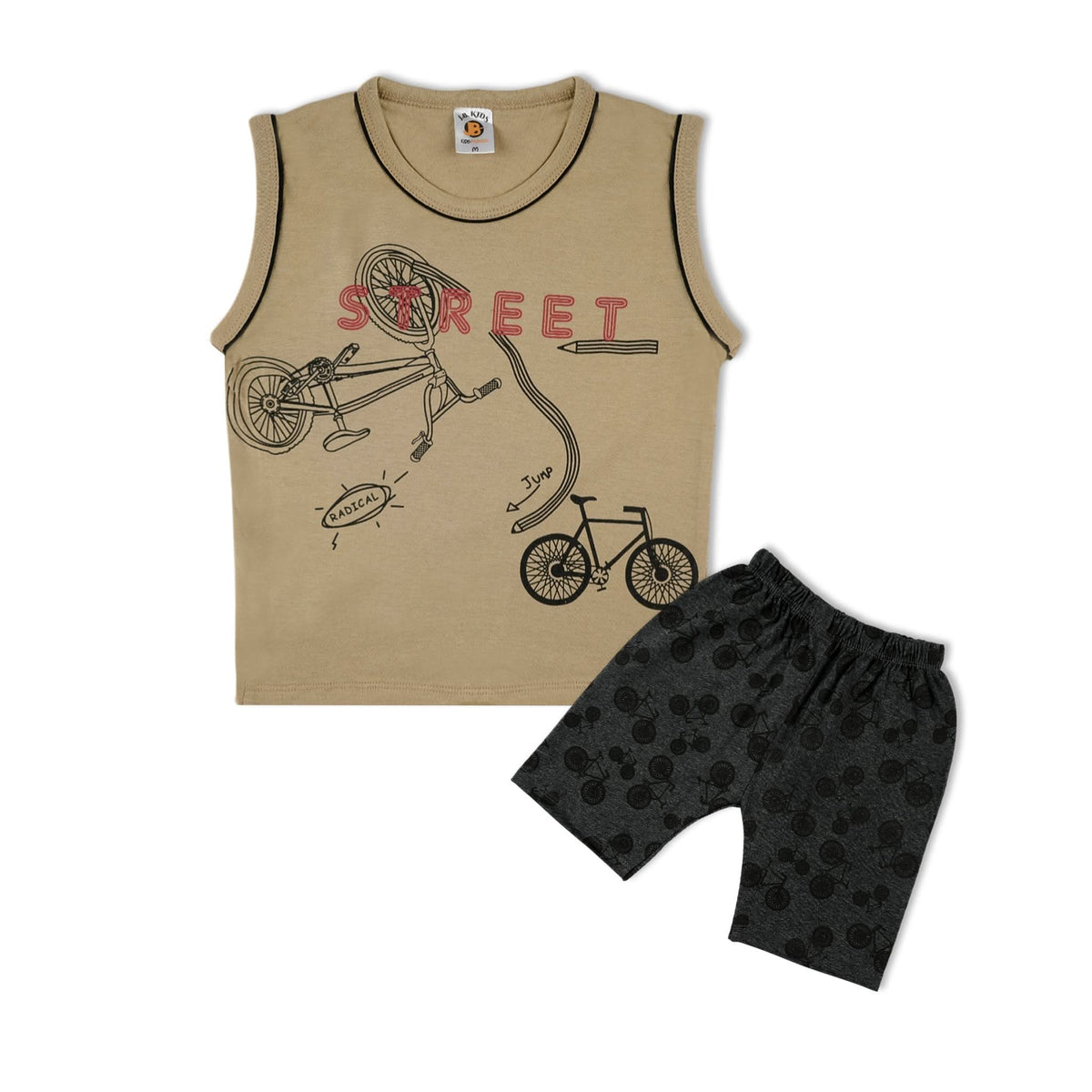 Valuable Boys Sando Suit - Light Brown, Boys Sets & Suits, Chase Value, Chase Value