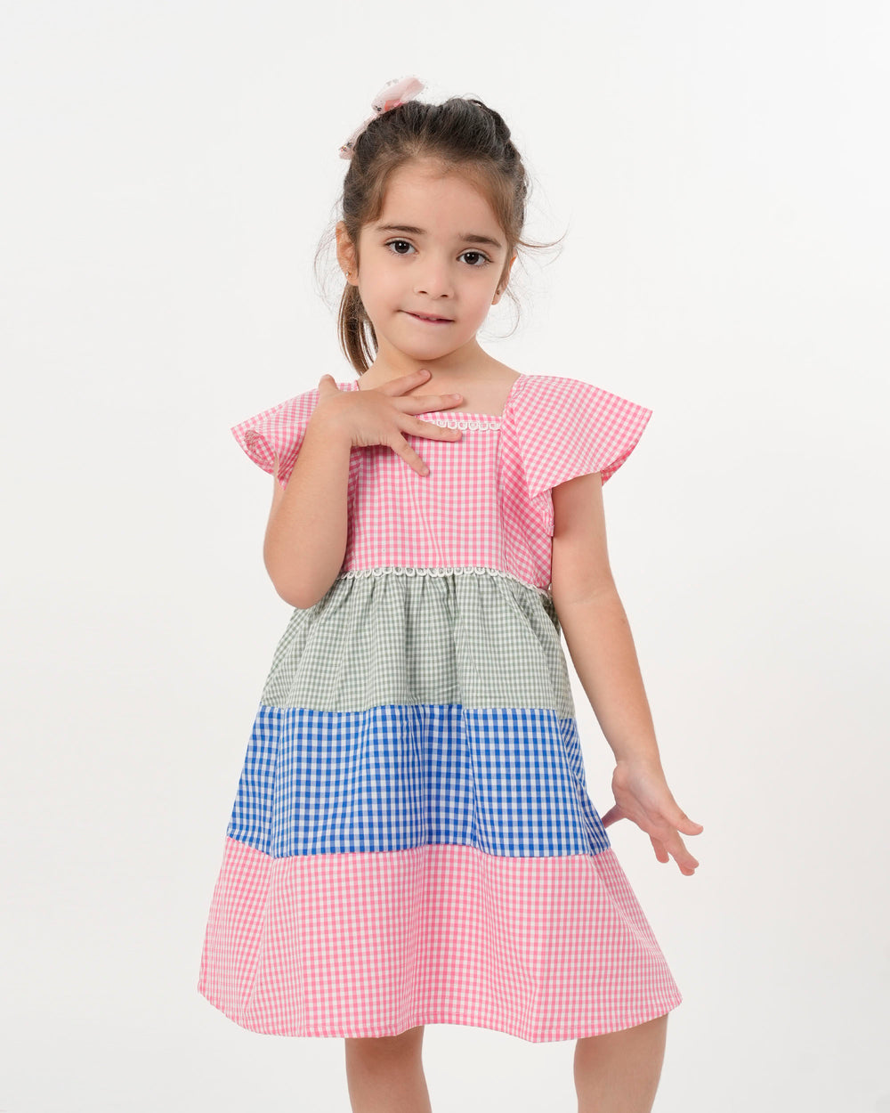 Eminent Girls Woven Frock - Multi Color, Girls Frocks, Eminent, Chase Value