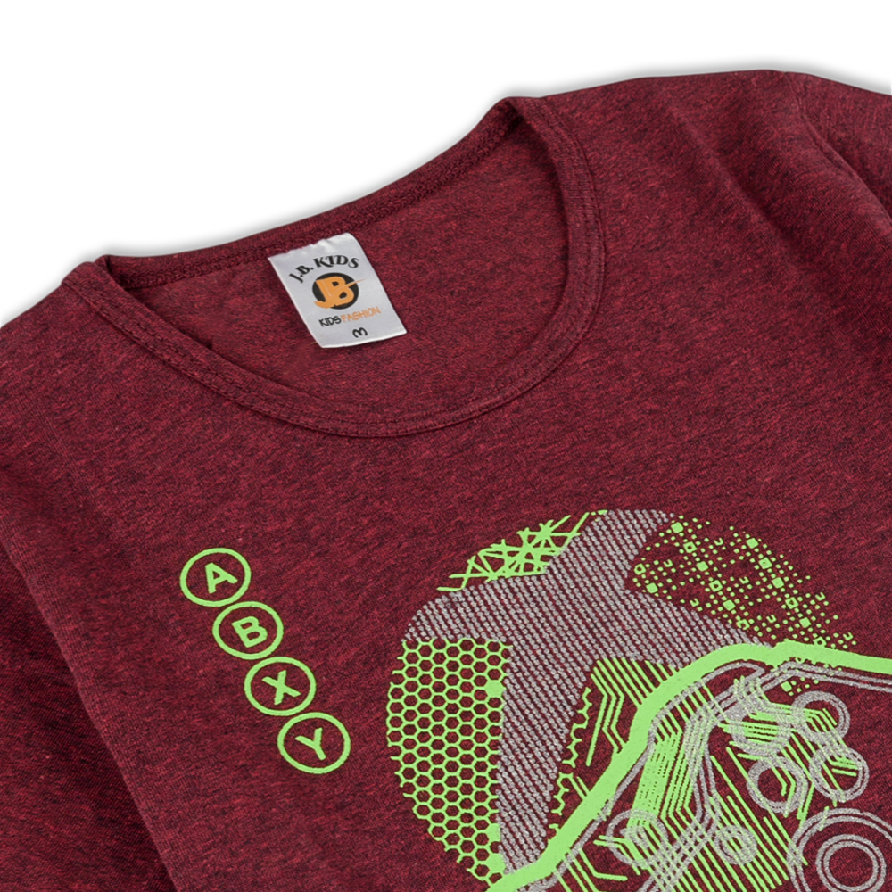 Value Boy’s Shirt & Shorts Set – Casual Summer Outfit - Maroon, Boys Sets & Suits, Chase Value, Chase Value