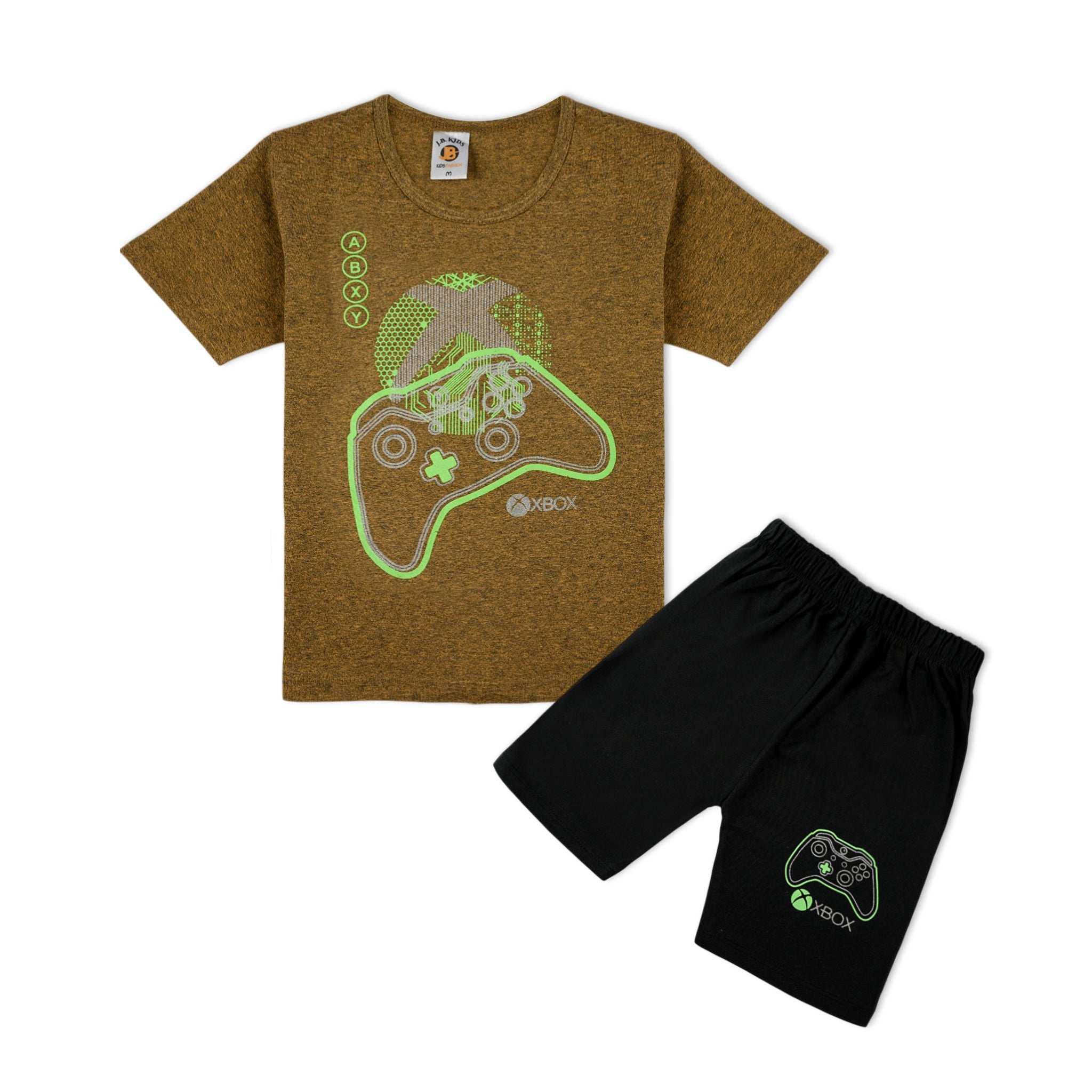 Value Boy’s Shirt & Shorts Set – Casual Summer Outfit - Brown, Boys Sets & Suits, Chase Value, Chase Value