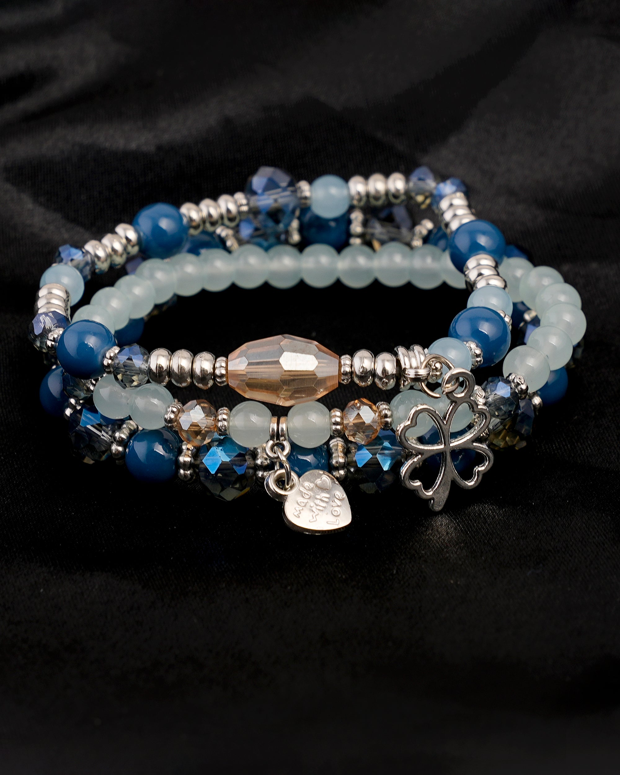 Women's Beads Bracelets( 4Ps Set ), Women Bangles & Bracelets, Chase Value, Chase Value