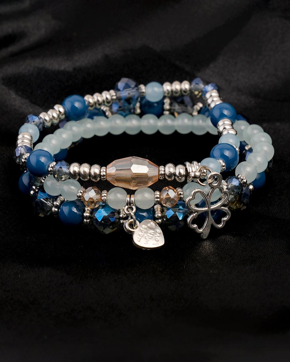 Women's Beads Bracelets( 4Ps Set ), Women Bangles & Bracelets, Chase Value, Chase Value