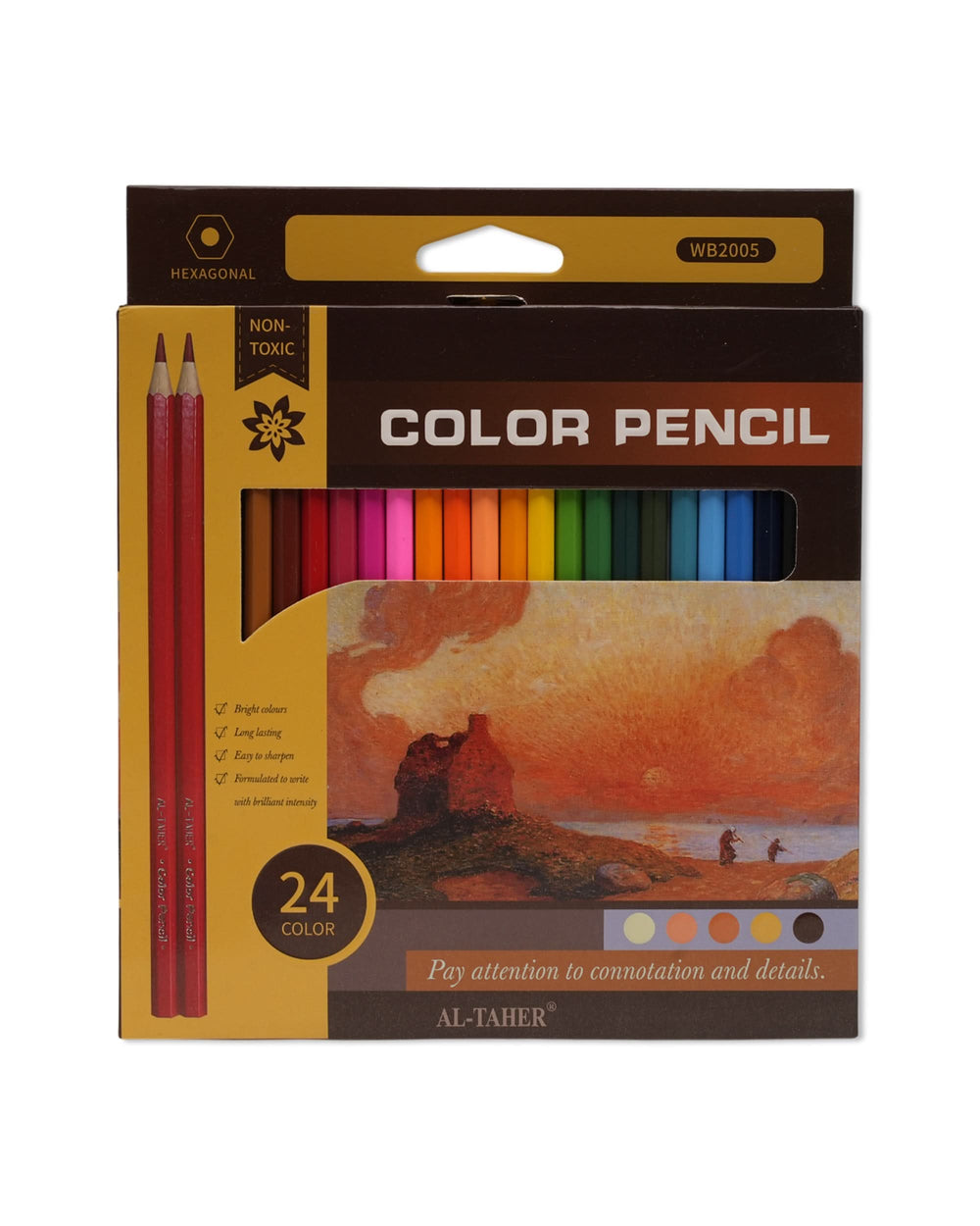 Color Pencils Set (24 Colors), Coloring Tools, Chase Value, Chase Value