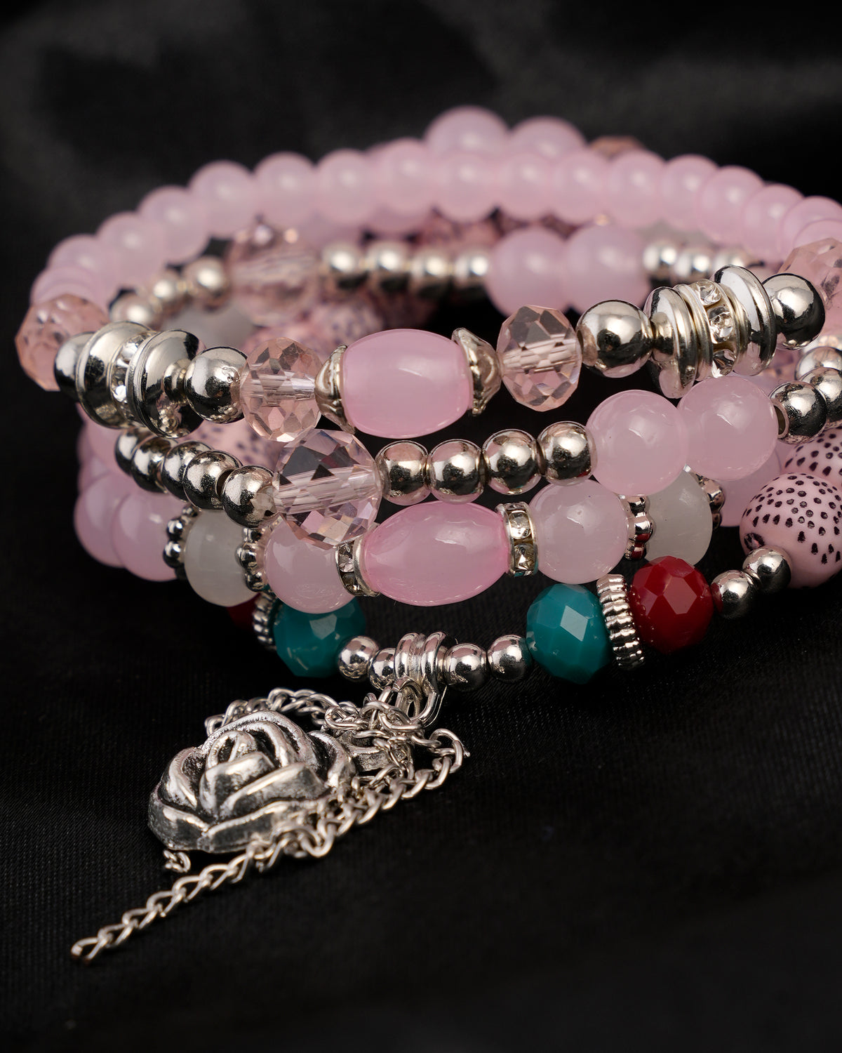 Women's Beads Bracelets( 4Ps Set ), Women Bangles & Bracelets, Chase Value, Chase Value