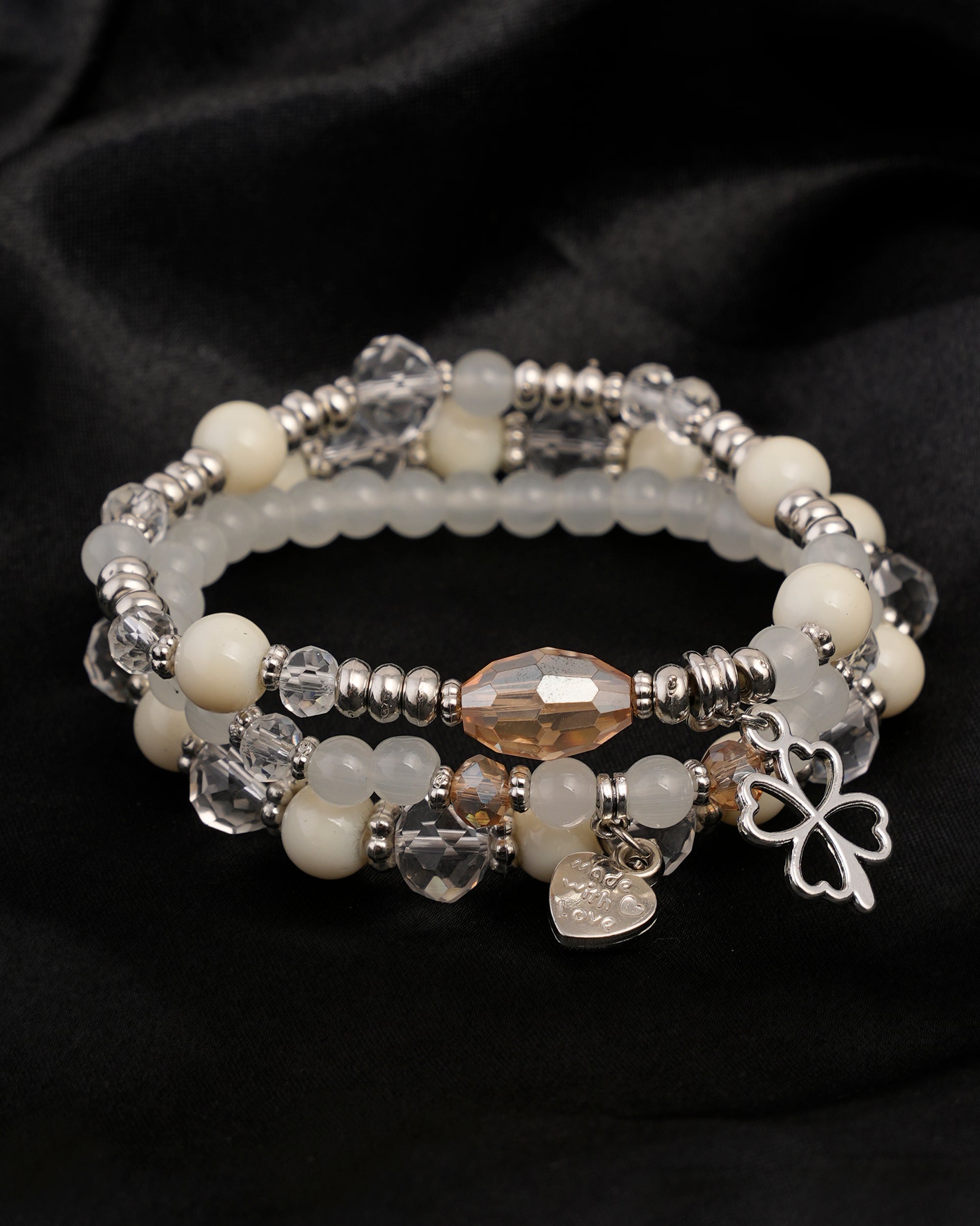 Women's Beads Bracelets( 4Ps Set ), Women Bangles & Bracelets, Chase Value, Chase Value