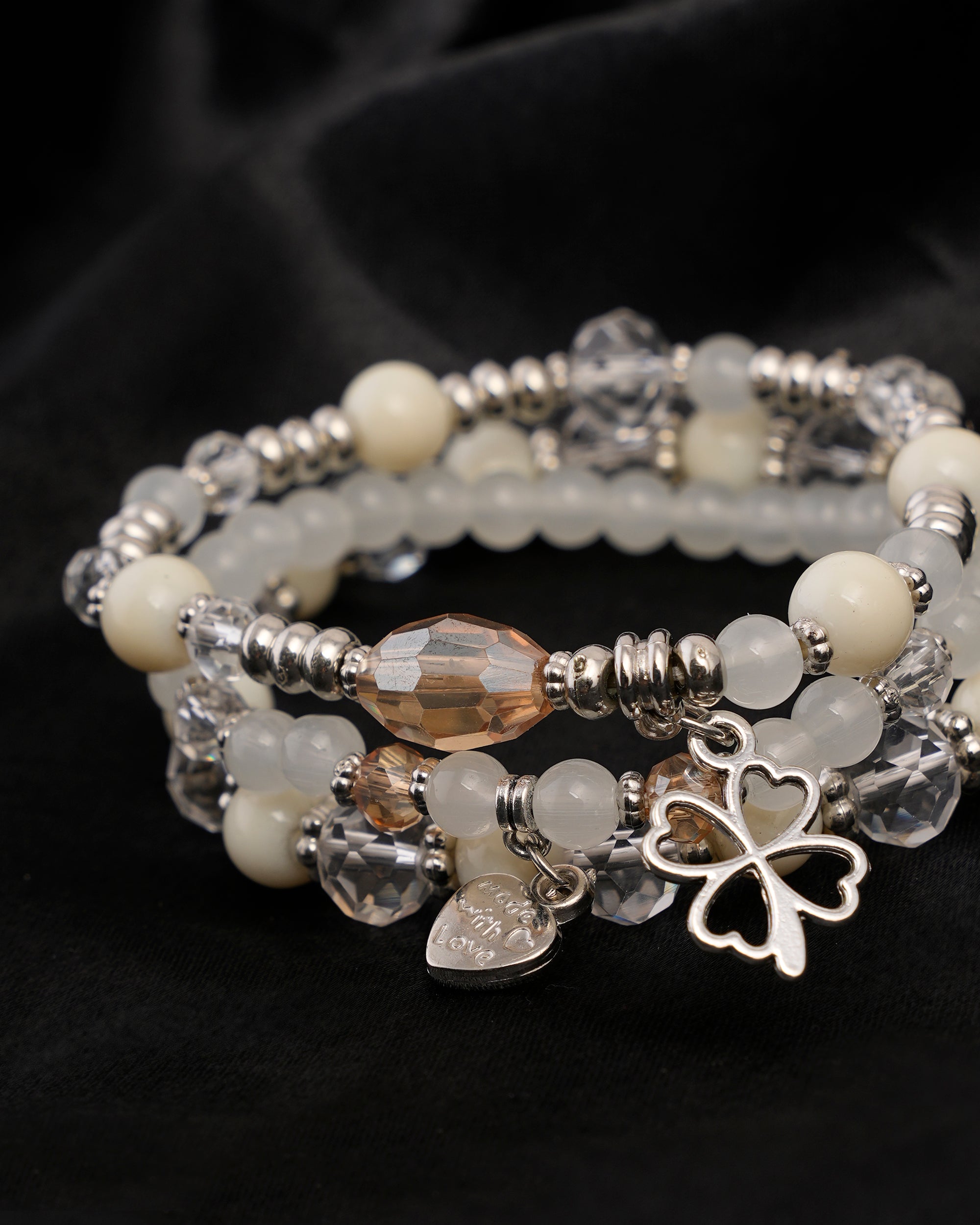 Women's Beads Bracelets( 4Ps Set ), Women Bangles & Bracelets, Chase Value, Chase Value