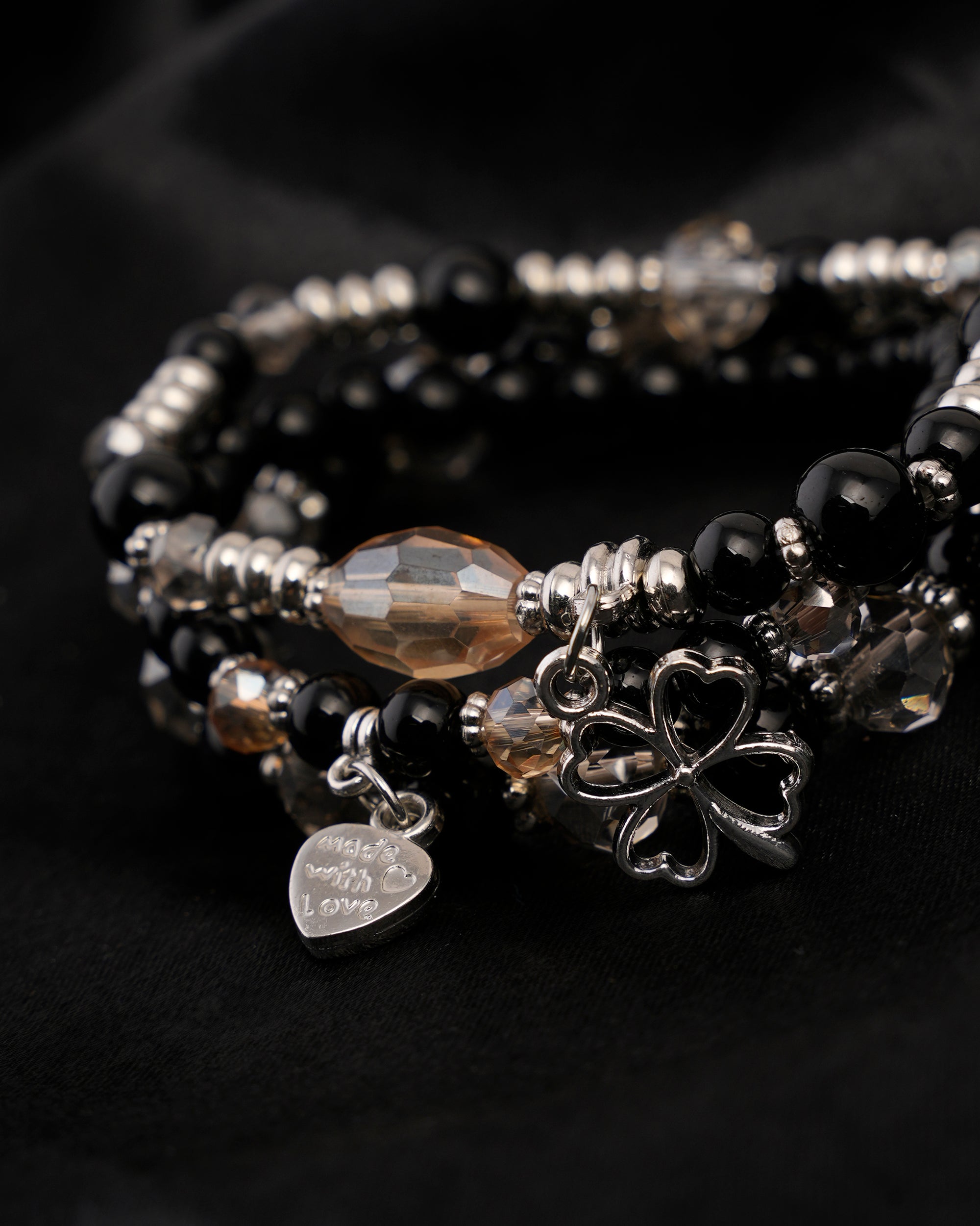 Women's Beads Bracelets( 4Ps Set ), Women Bangles & Bracelets, Chase Value, Chase Value