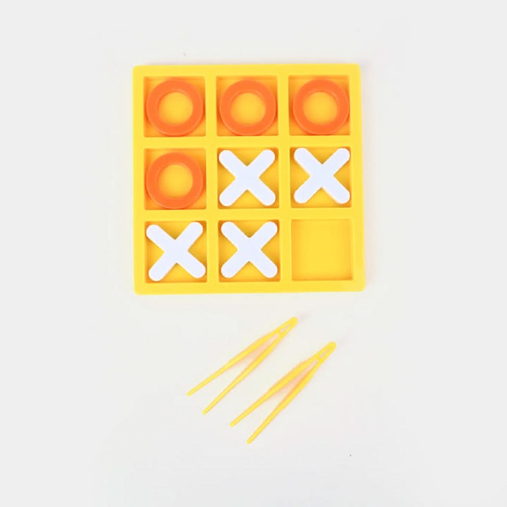 Tic Tac Toy Board Game For Kids - Yellow, Board Games & Puzzles, Chase Value, Chase Value