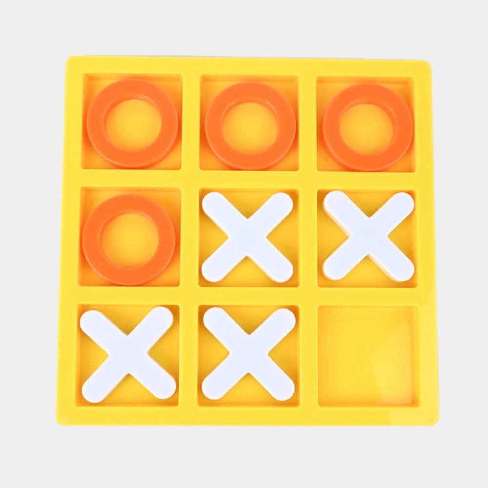 Tic Tac Toy Board Game For Kids - Yellow, Board Games & Puzzles, Chase Value, Chase Value