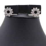 Women's Top Zircon - Silver, Women Earrings & Tops, Chase Value, Chase Value
