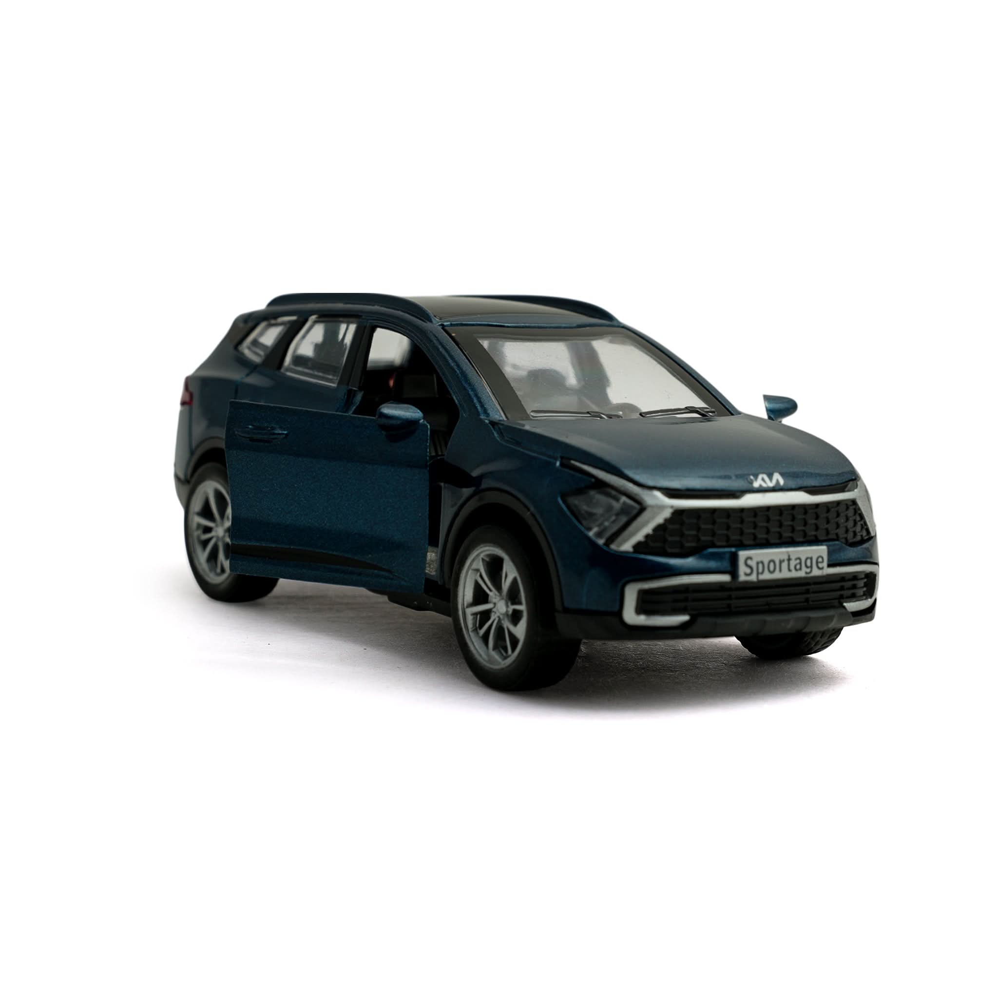 Die Cast Car With Light And Sound - Steel Green, Die-cast Model Car, Chase Value, Chase Value