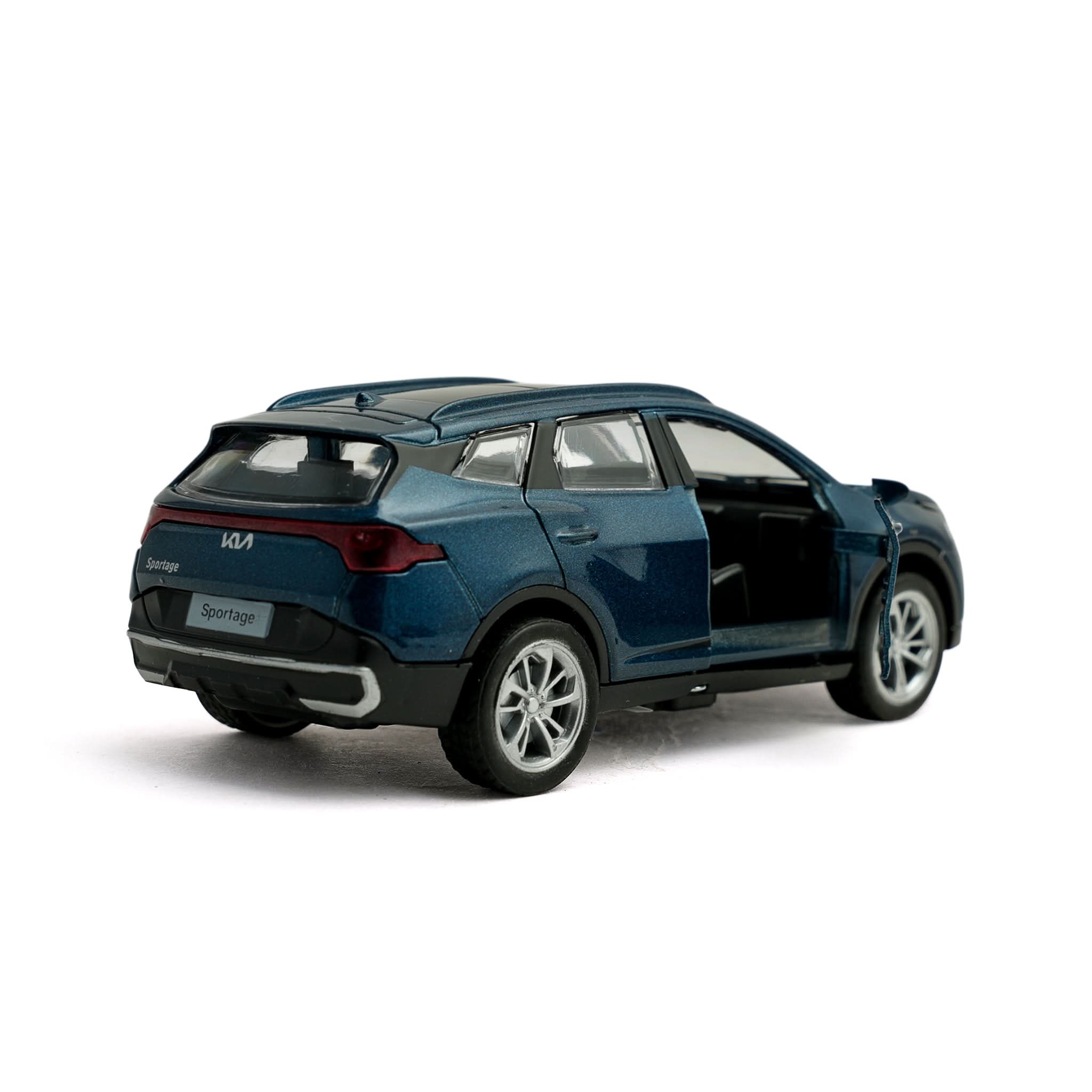 Die Cast Car With Light And Sound - Steel Green, Die-cast Model Car, Chase Value, Chase Value