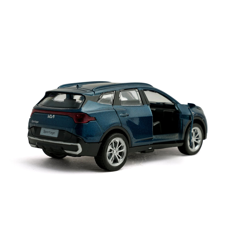Die Cast Car With Light And Sound - Steel Green, Die-cast Model Car, Chase Value, Chase Value