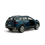 Die Cast Car With Light And Sound - Steel Green, Die-cast Model Car, Chase Value, Chase Value