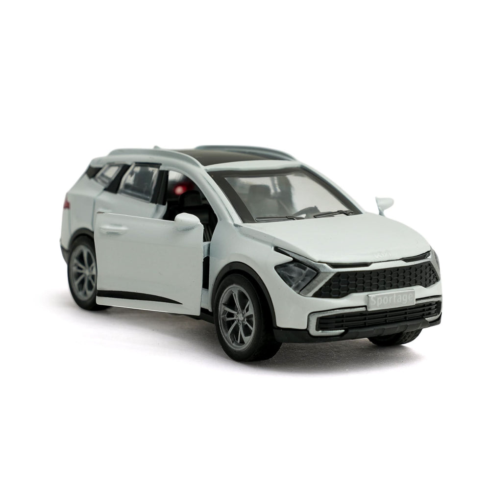 Die Cast Car With Light And Sound - White, Die-cast Model Car, Chase Value, Chase Value