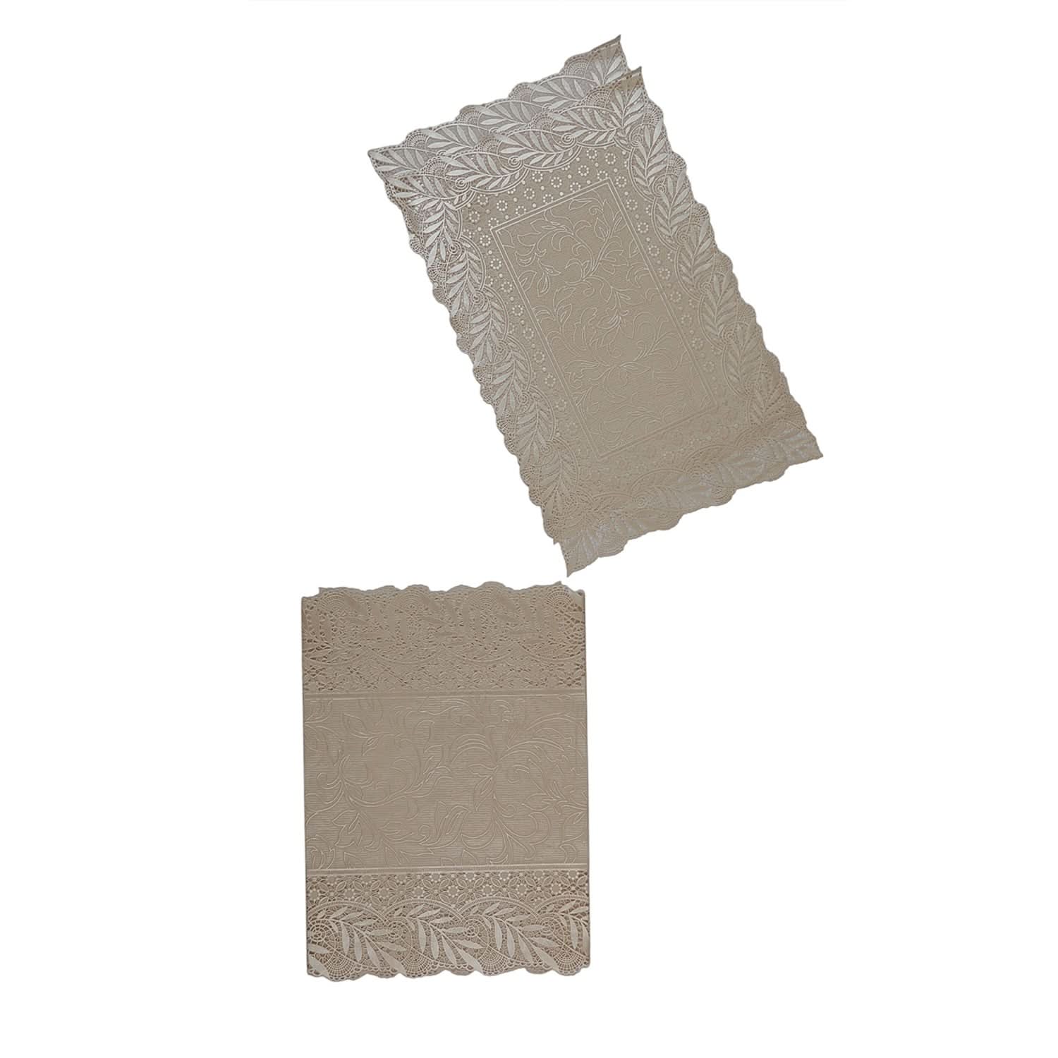 Table Runner 3 Pcs - White, Table Mat & Cover, Chase Value, Chase Value